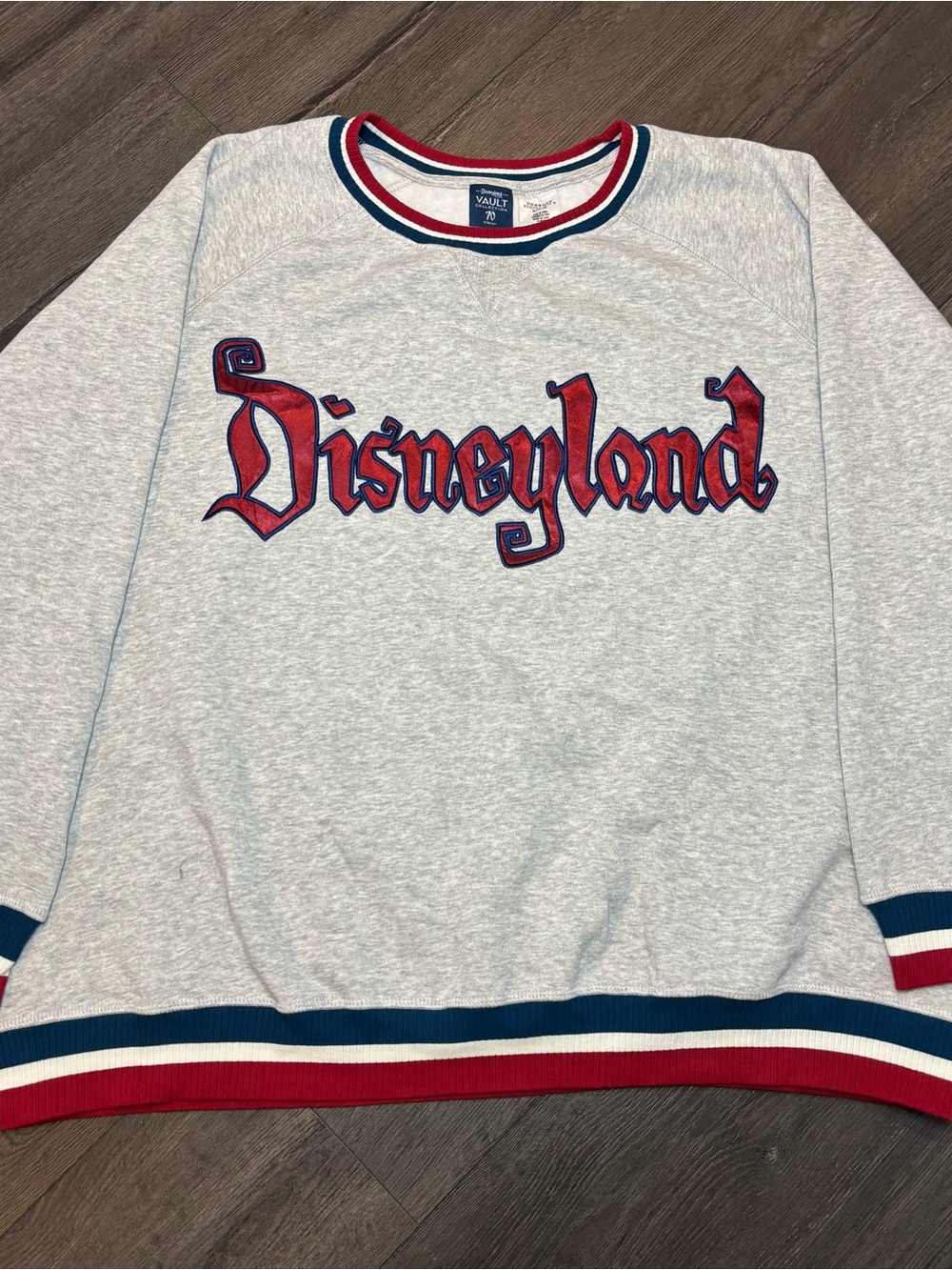 Disneyland 70th Anniversary Vault Collection Pullover Crewneck Sweatshirt 3XL